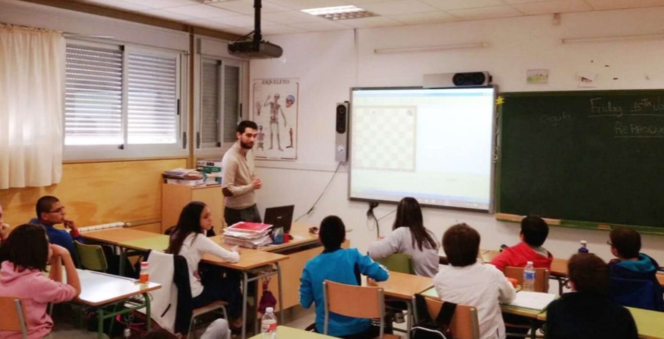 Enseñanza de ajedrez en colegios
